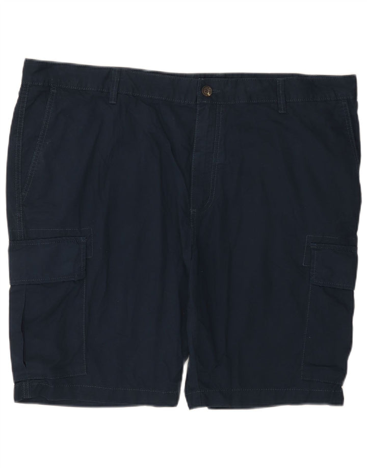 Pantaloncini cargo da uomo Marks & Spencer W42 2XL cotone blu navy