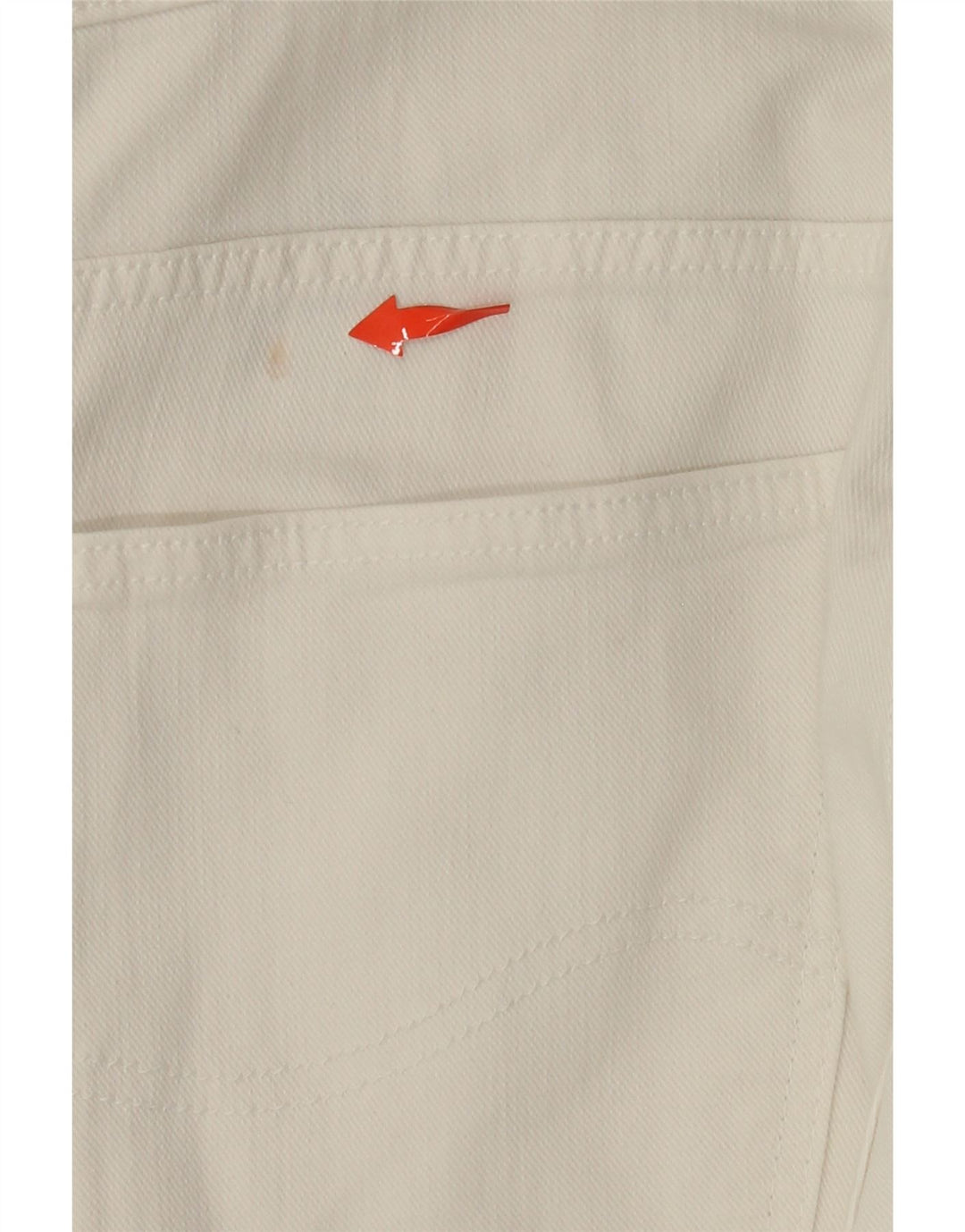 LEE Damen Powell Slim Jeans W32 L27 Weiße Baumwolle