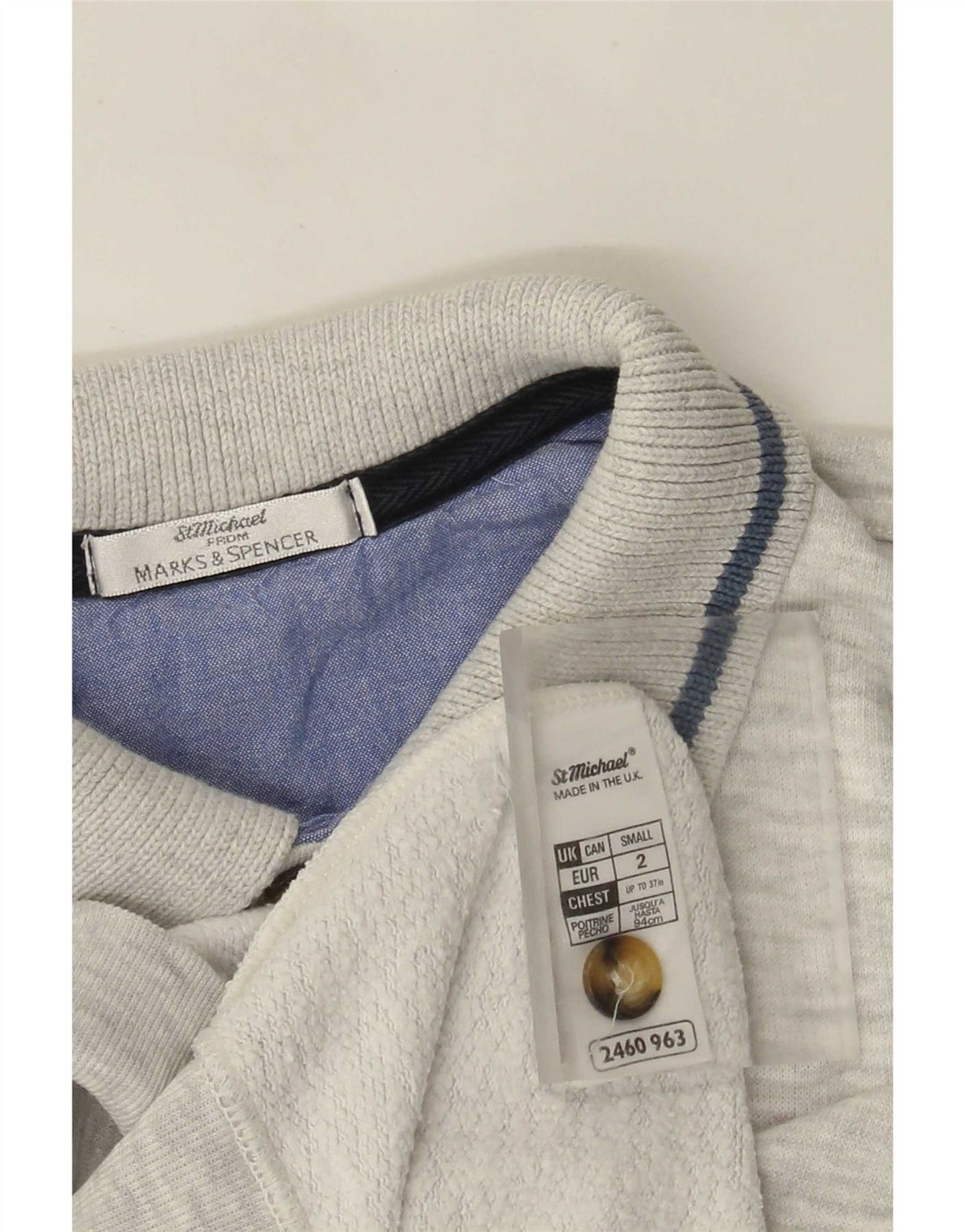 Marks & Spencer Mens St. Michael Sweatshirt Jumper Small Grey Flecked