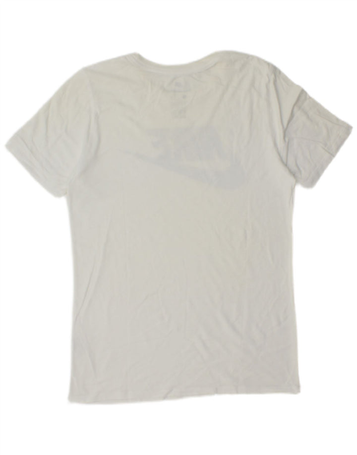 Nike Mens Athletic Cut Graphic T-Shirt Top Small White