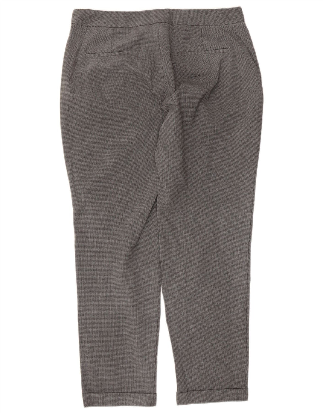 Zara Lige Chinobukser til kvinder EU 40 Medium W30 L27 Grå Houndstooth