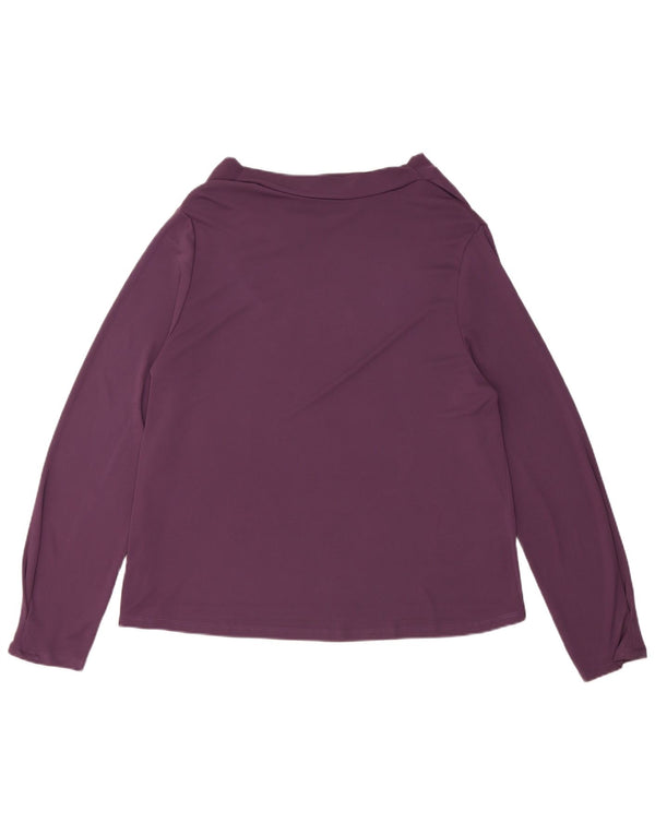 Zara Damen Regular Top Langarm UK 18 XL Lila