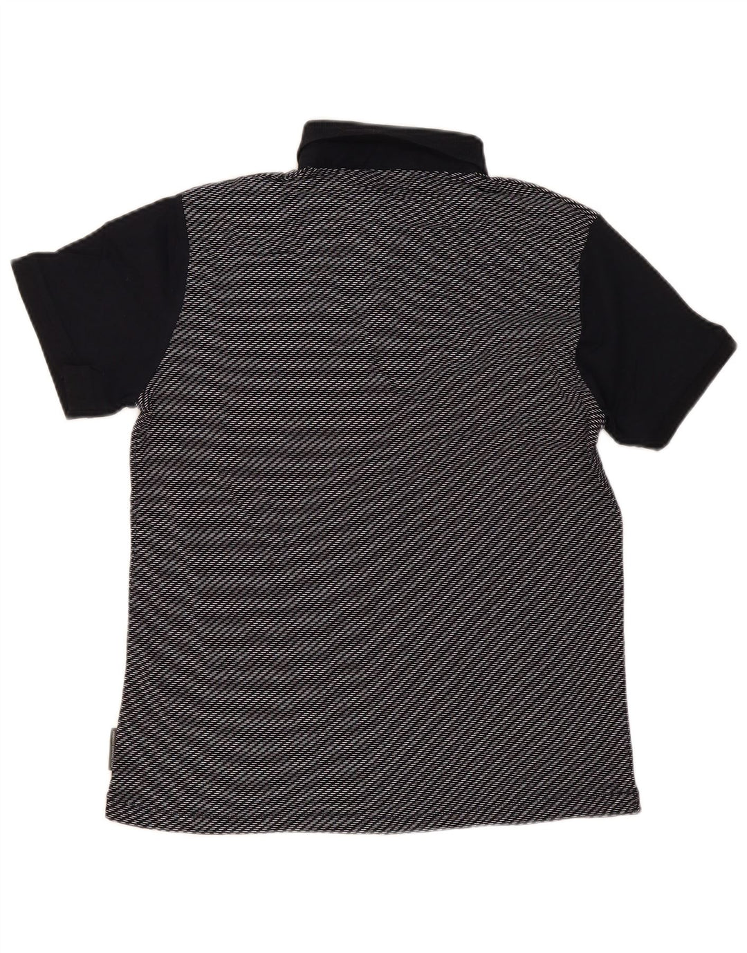 French Connection Herre poloshirt Medium Navyblå stribet bomuld