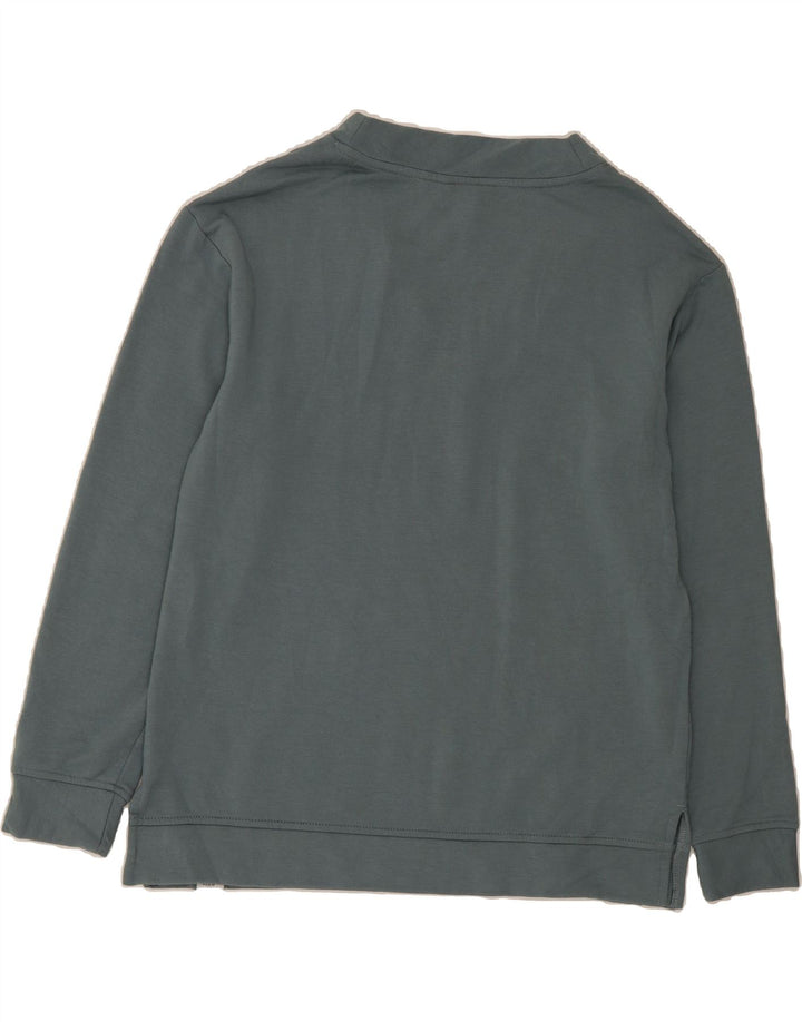 OASIS Womens Oversized Sweatshirt Jumper UK 10 Small Blue Modal Vintage Oasis and Second-Hand Oasis from Messina Hembry 
