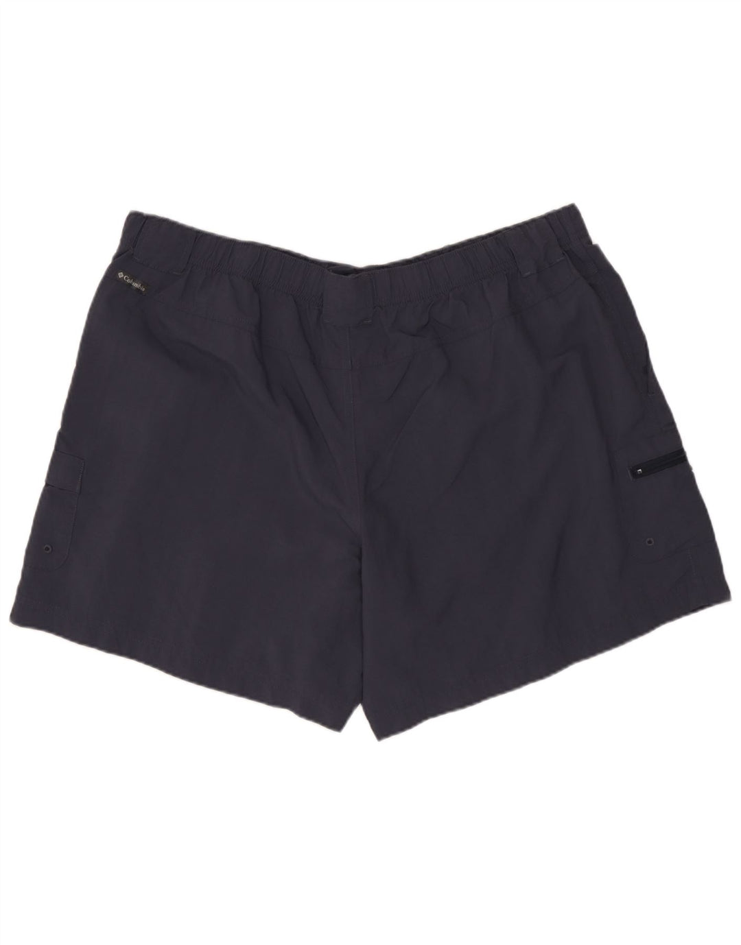 COLUMBIA Mens Cargo Shorts XL W38 Navy Blue Nylon