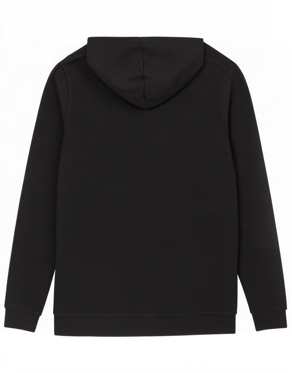 Jack & Jones Pull à capuche zippé garçon 15-16 ans Noir Coton