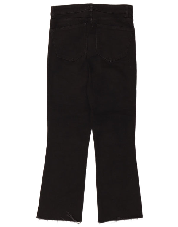 Zara Damen Bootcut Jeans EU 40 Medium W30 L27 Schwarz