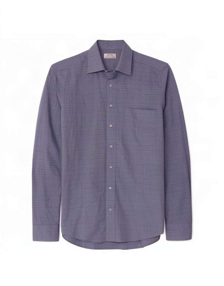 Camisa St. Bernard para hombre talla 39 15 1/2 cuadros azules medianos