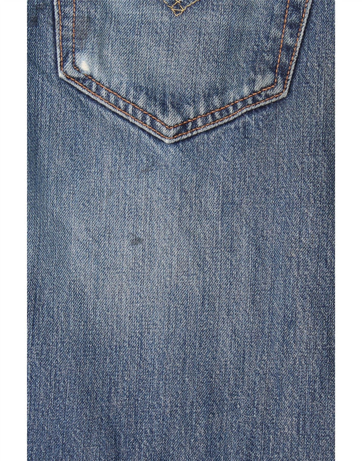 Levi's Herre 501 lige jeans W36 L30 blå bomuld