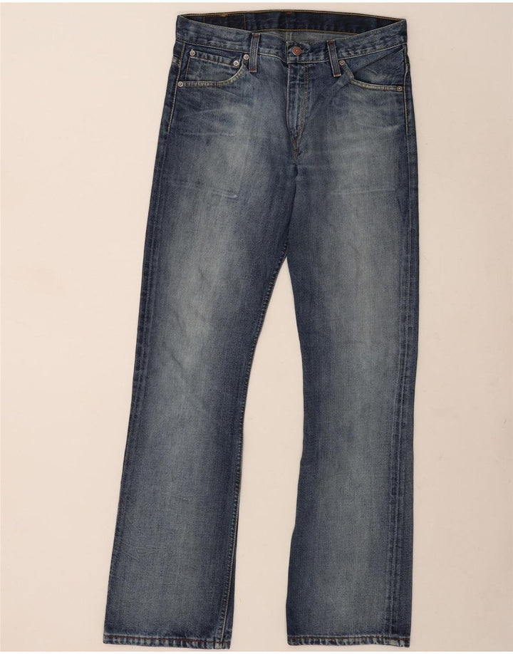 Levi's Masculino 507 Bootcut Jeans W31 L34 Azul Algodão