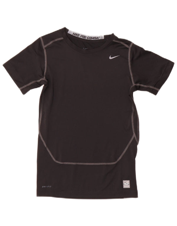 Camiseta Nike Boys Dri Fit Graphic Top 13-14 Anos XL Preto Poliéster