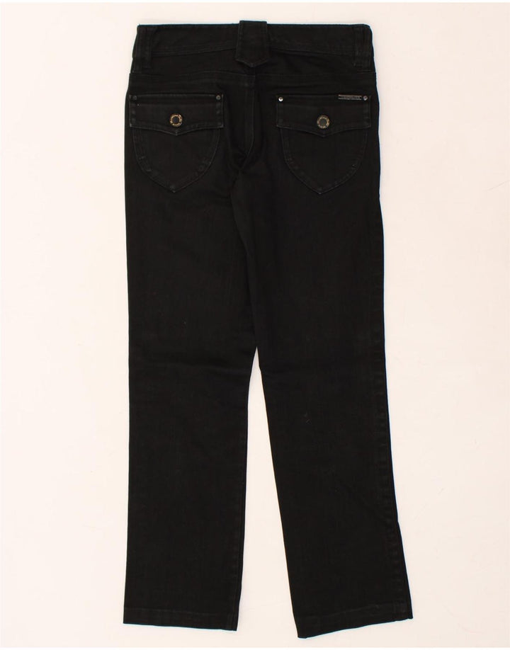 MASSIMO DUTTI Womens Straight Jeans EU 36 Small W26 L27 Black Cotton | Vintage Massimo Dutti | Thrift | Second-Hand Massimo Dutti | Used Clothing | Messina Hembry 