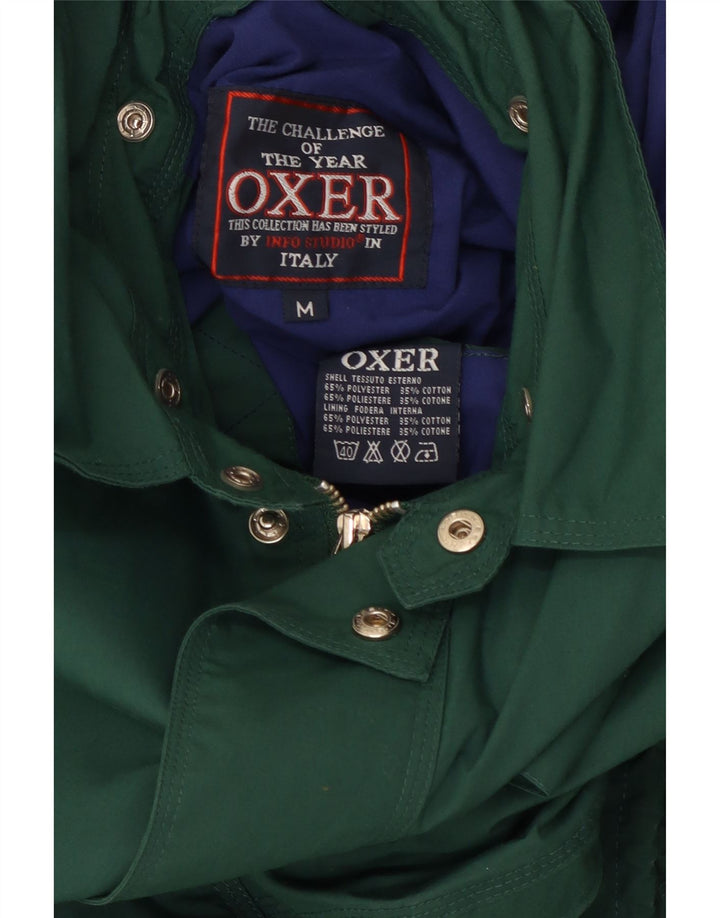 OXER Vindjakke med hætte til mænd UK 38 Medium Green Polyester