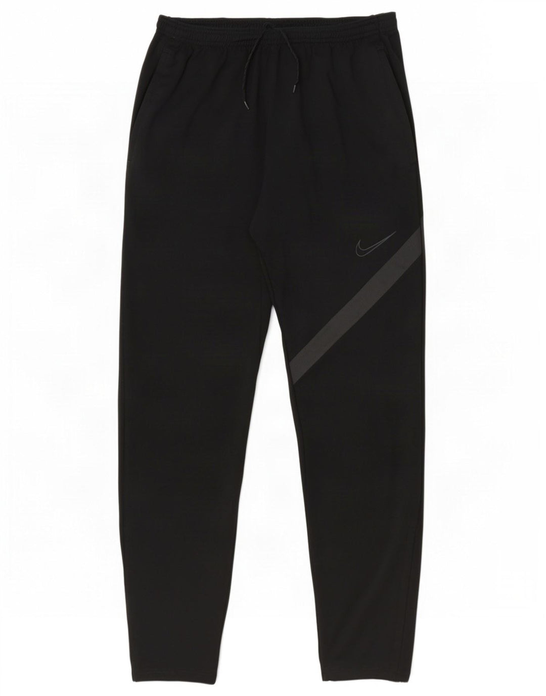 Nike Mens Dri Fit Tracksuit Trousers Large Black Polyester