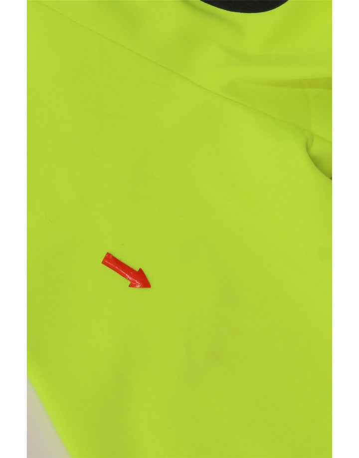 Nike Mens Dri Fit Graphic Hoodie Jumper Small Green Polyester