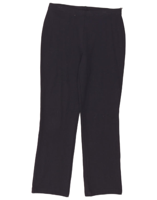 Marks & Spencer Womens Tracksuit Trousers UK 14 Medium Navy Blue