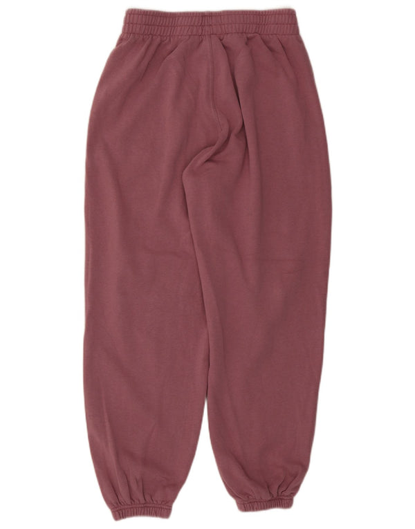 Adidas Pantalon de survêtement pour femme Joggers UK 12/14 Coton rose moyen