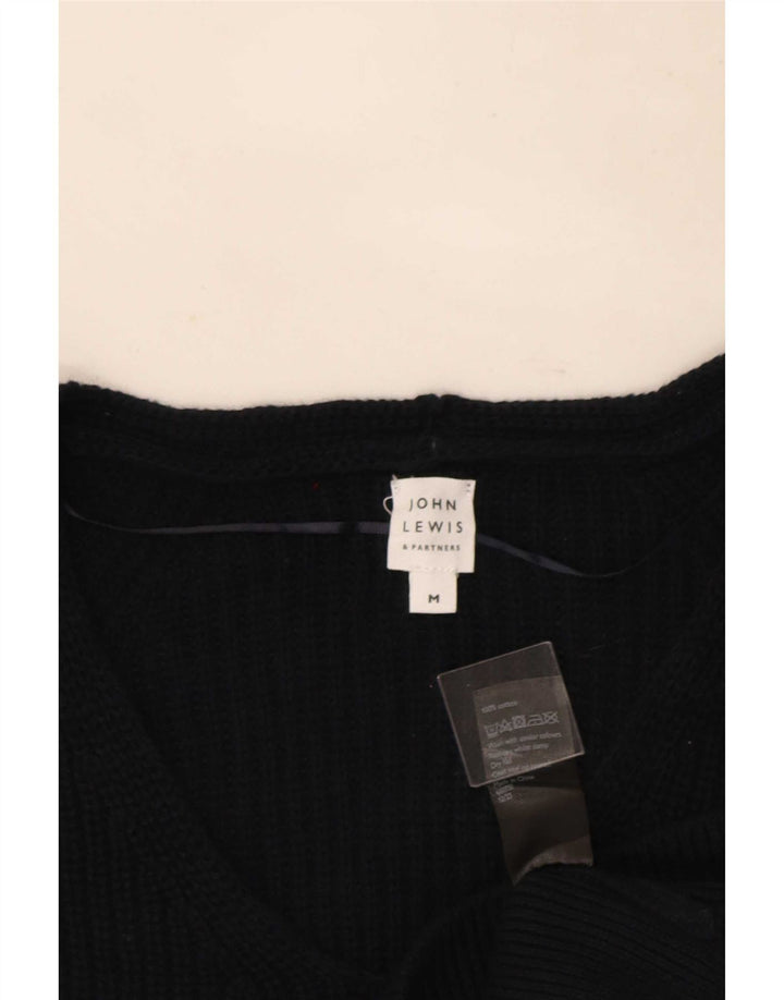 John Lewis Womens Oversized Vest Tank Top UK 14 Medium Navy Blue Cotton