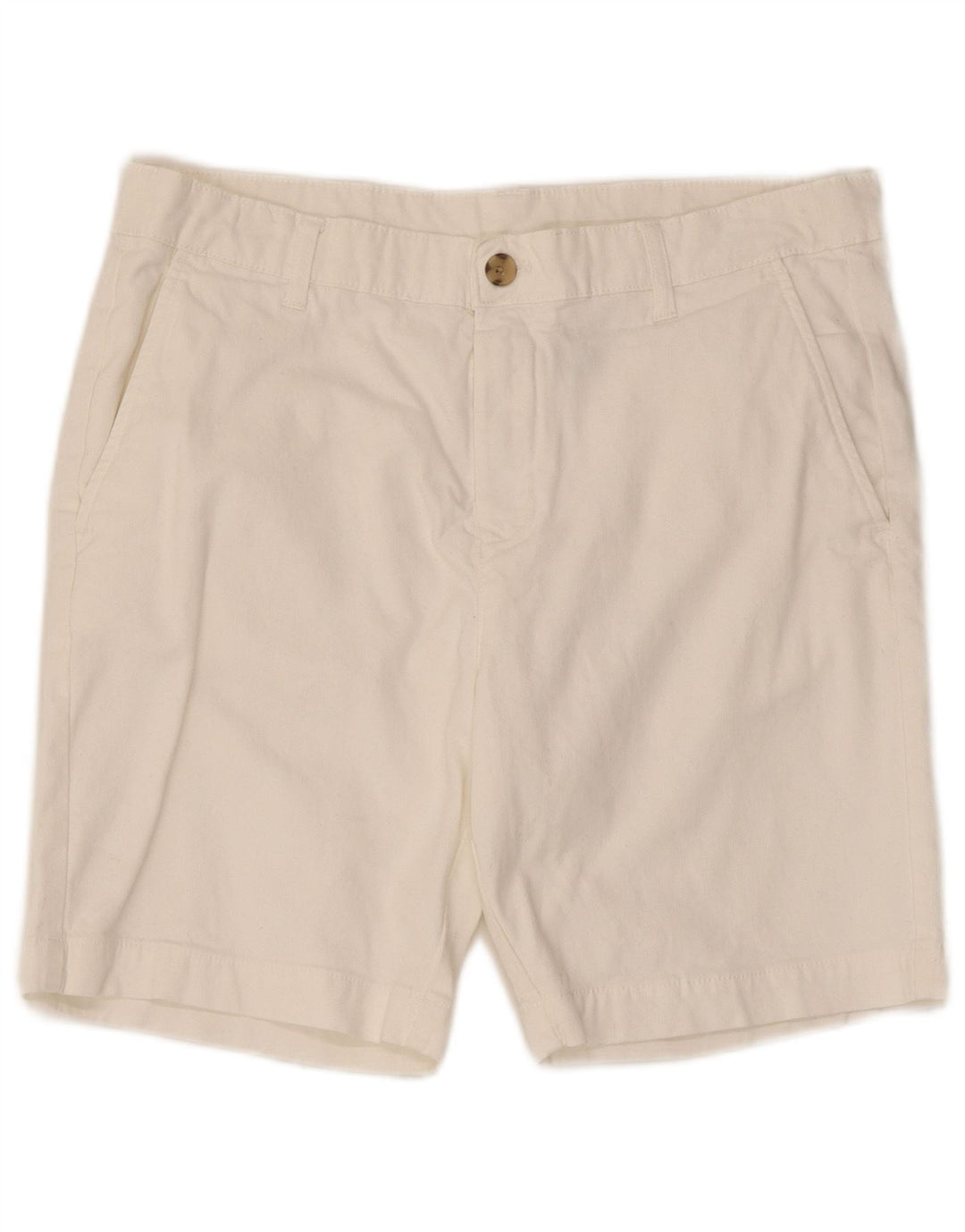 Pantaloncini chino da uomo Zara EU 42 Large W32 cotone bianco