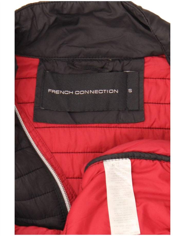 French Connection Mens Padded Jacket UK 36 Small Black Polyamide