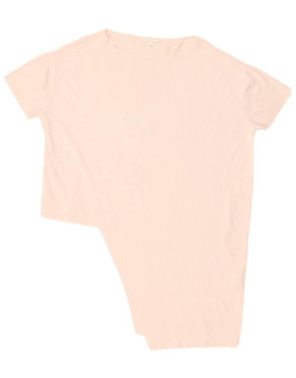 Cos Blusa asimétrica holgada para mujer UK 46 Viscosa rosa grande
