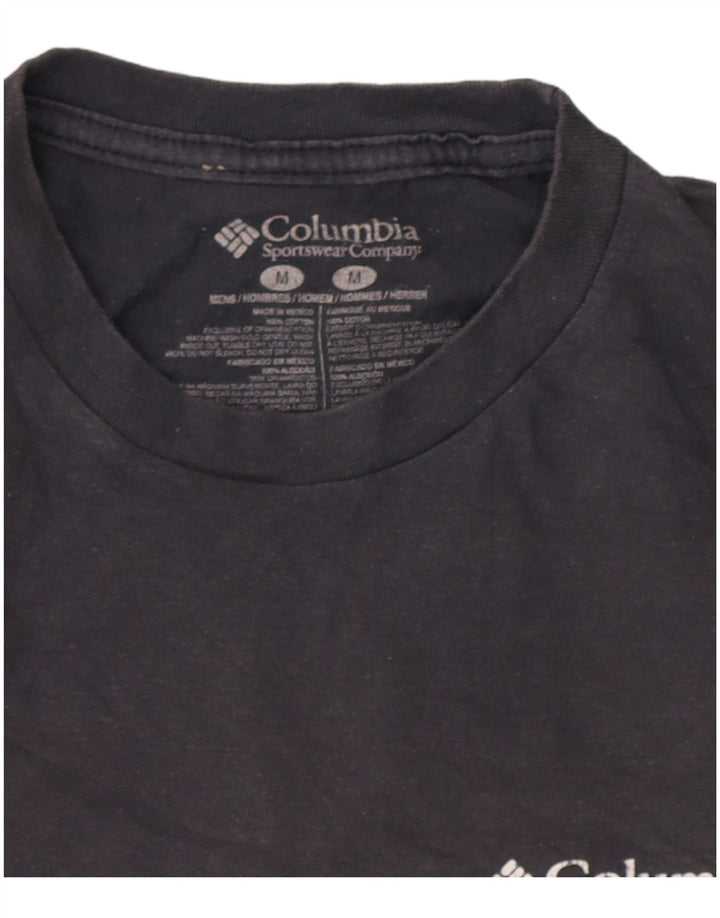 T-shirt grafica da uomo Columbia Top in cotone grigio medio