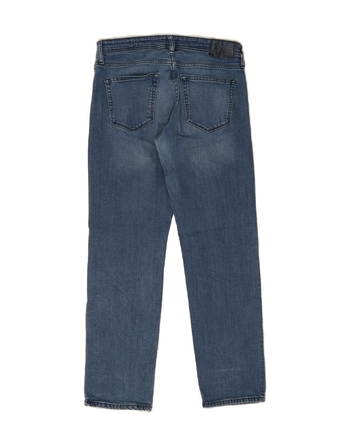 CHAPS Mens Slim Straight Jeans W32 L32 Blue Cotton Vintage Chaps and Second-Hand Chaps from Messina Hembry 