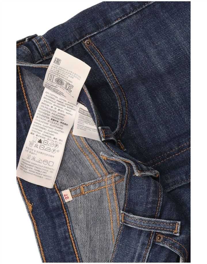 Levi's Womens Denim Shorts W27 Small  Blue Cotton