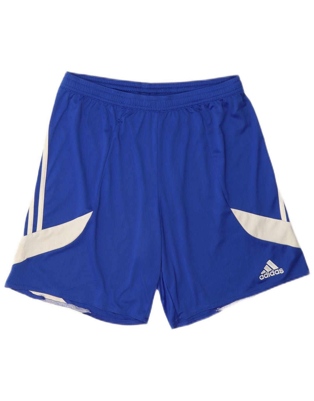 Adidas Mens Climalite Sport Shorts Medium Blue Colourblock Polyester