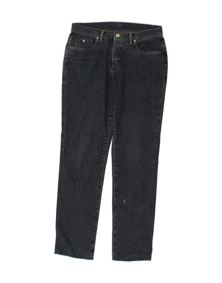 TRUSSARDI Womens Slim Jeans W31 L30 Navy Blue Cotton Vintage Trussardi and Second-Hand Trussardi from Messina Hembry 