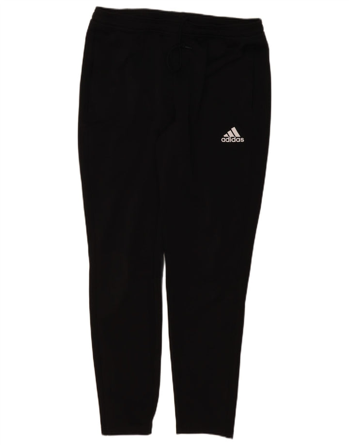 Adidas muške hlače za trenirku velike crne poliesterske