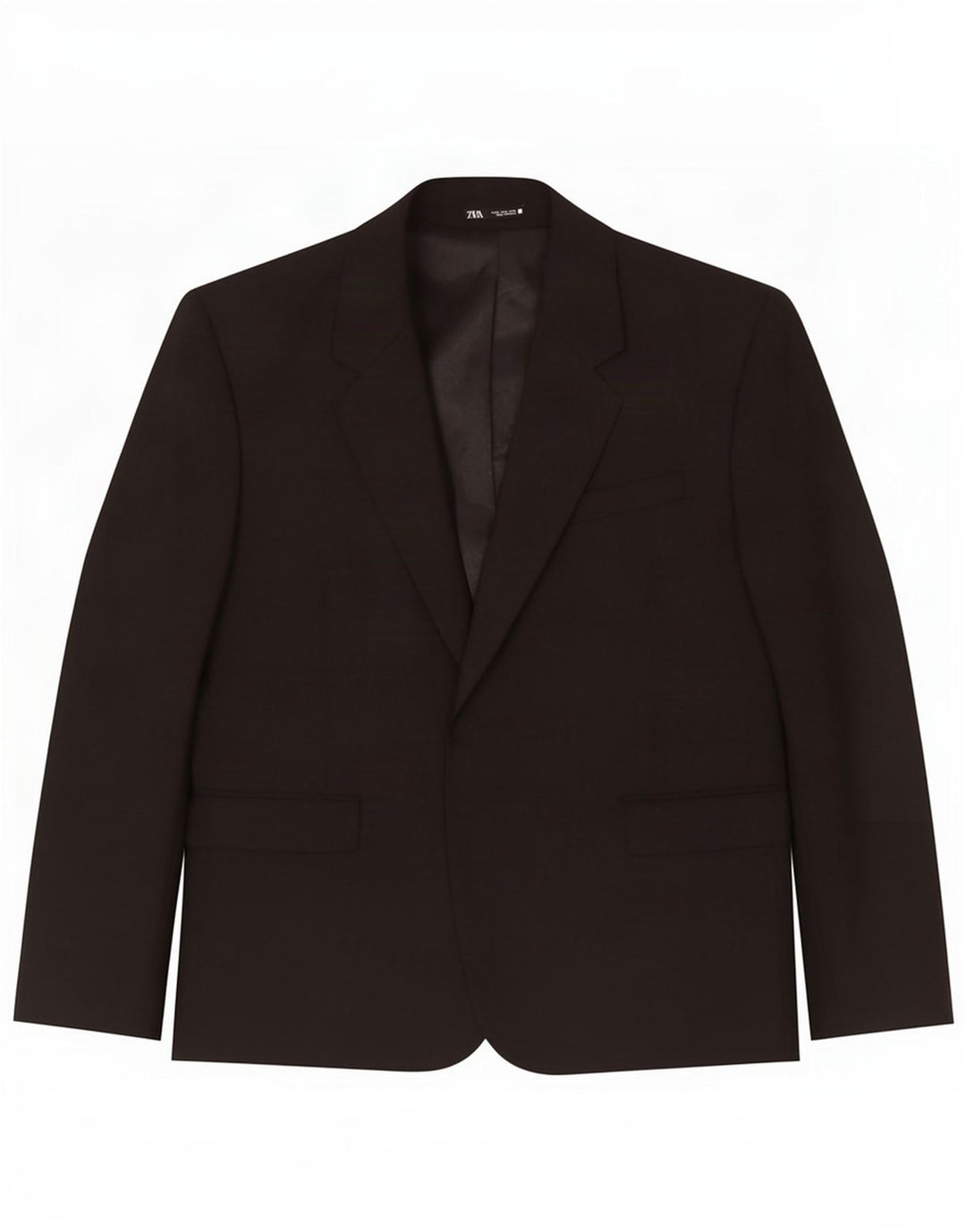 Zara Veste Blazer Homme EU 52 Large Noir Polyester