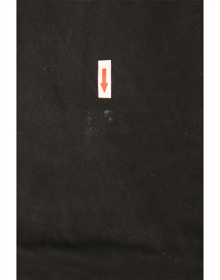 Levi's Mens 751 Straight Jeans W34 L32 Black Cotton