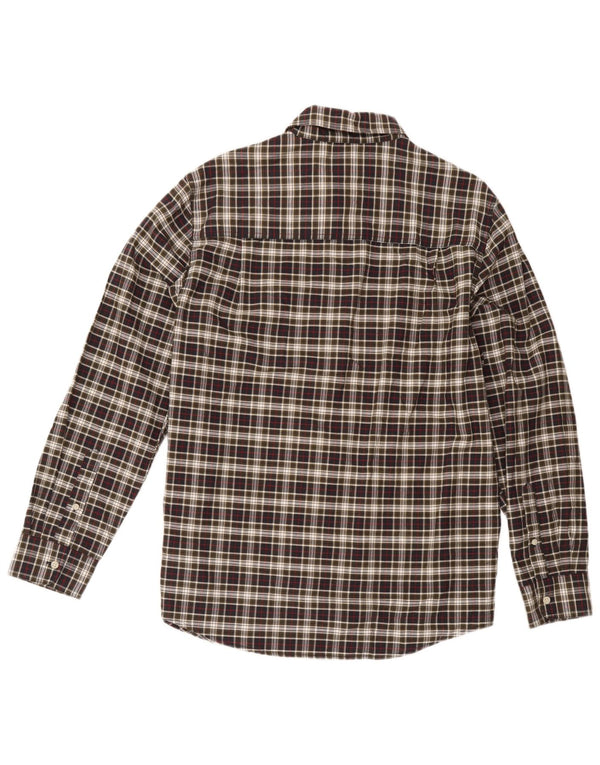 Chaps Mens Fitted Shirt Medium Multicoloured Check Cotton