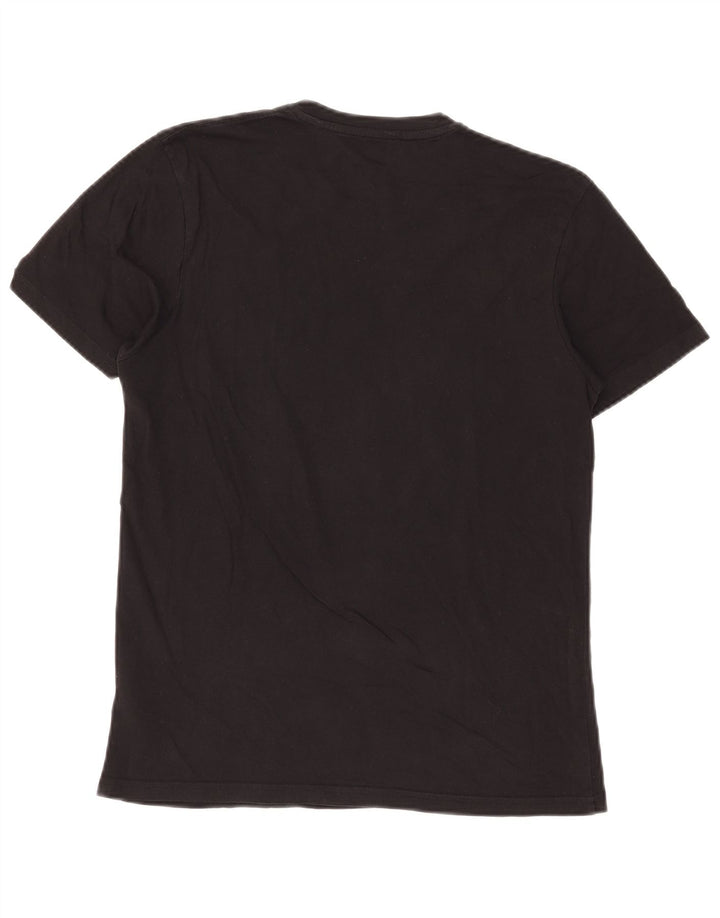 Alpha Industries Mens Graphic T-Shirt Top Small Black Cotton