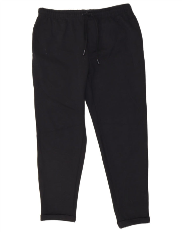 Zara Herre Crop træningsdragt Bukser Medium Navy Blue Polyester