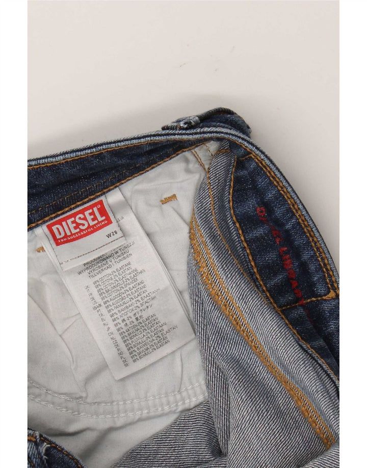 Diesel Womens Slim Jeans W26 L29 Blue Cotton