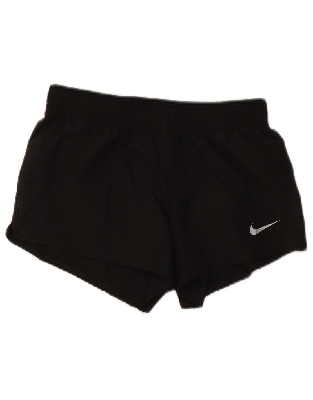 Nike Womens Dri Fit Sport Shorts UK 8 Small Black Polyester