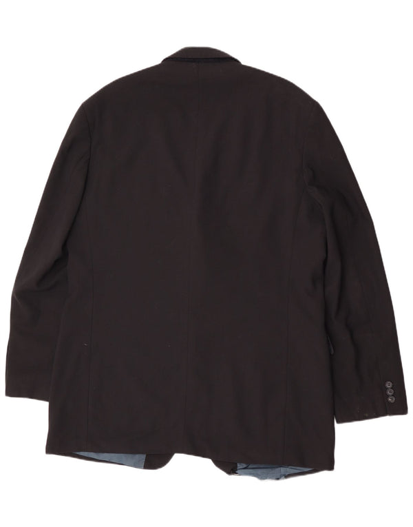 Marks & Spencer Herre 3-knaps blazerjakke UK 44 XL marineblå polyester