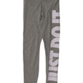 Leggings graphiques Nike pour femmes UK 10 petit coton gris