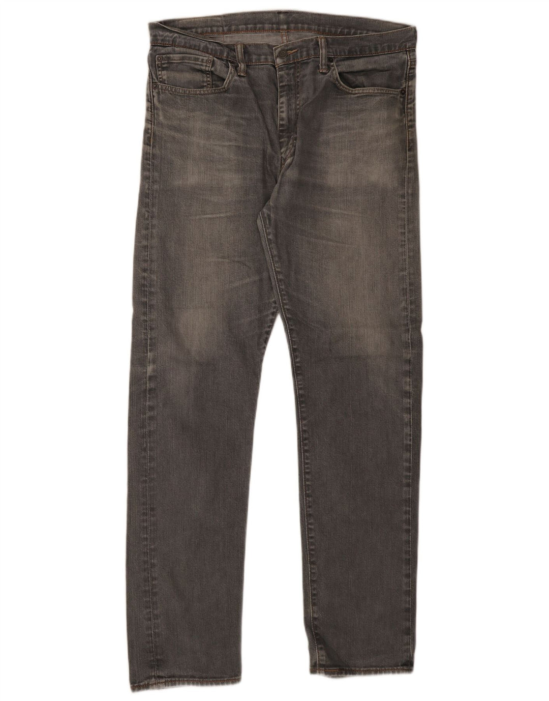 Levi's Mens 508 Tapered Jeans W36 L34 Grey Cotton