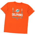 Camiseta Nike Masculina Miami Dolphins Graphic Top Laranja Médio Poliéster