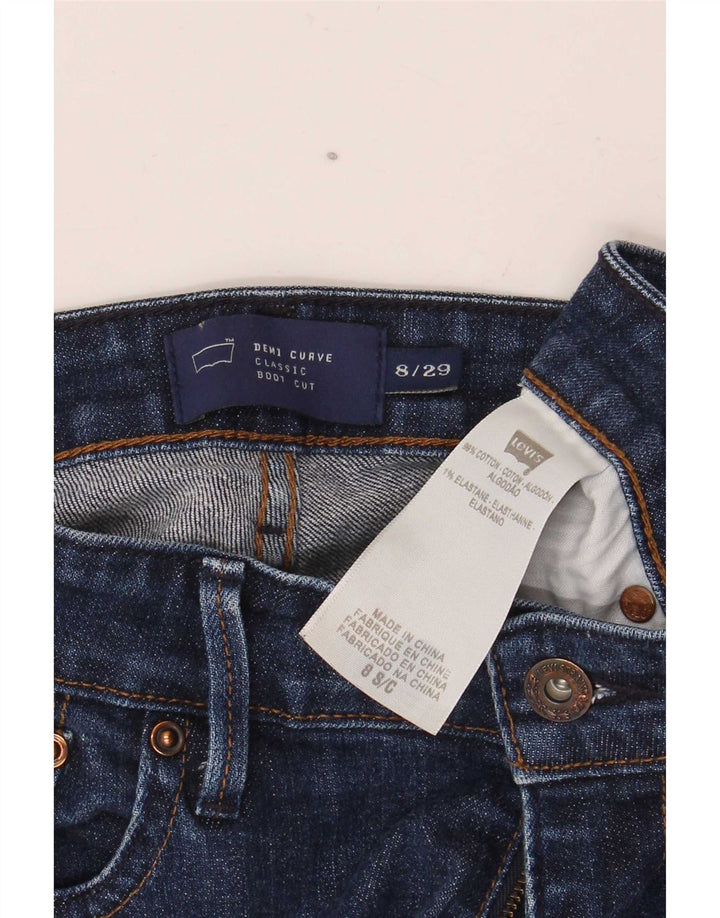 Jeans Levi's Demi Curve Bootcut da donna US 8 Medium W29 L30 Blu Navy