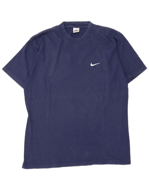 T-shirt męski Nike, duży, granatowy, bawełniany