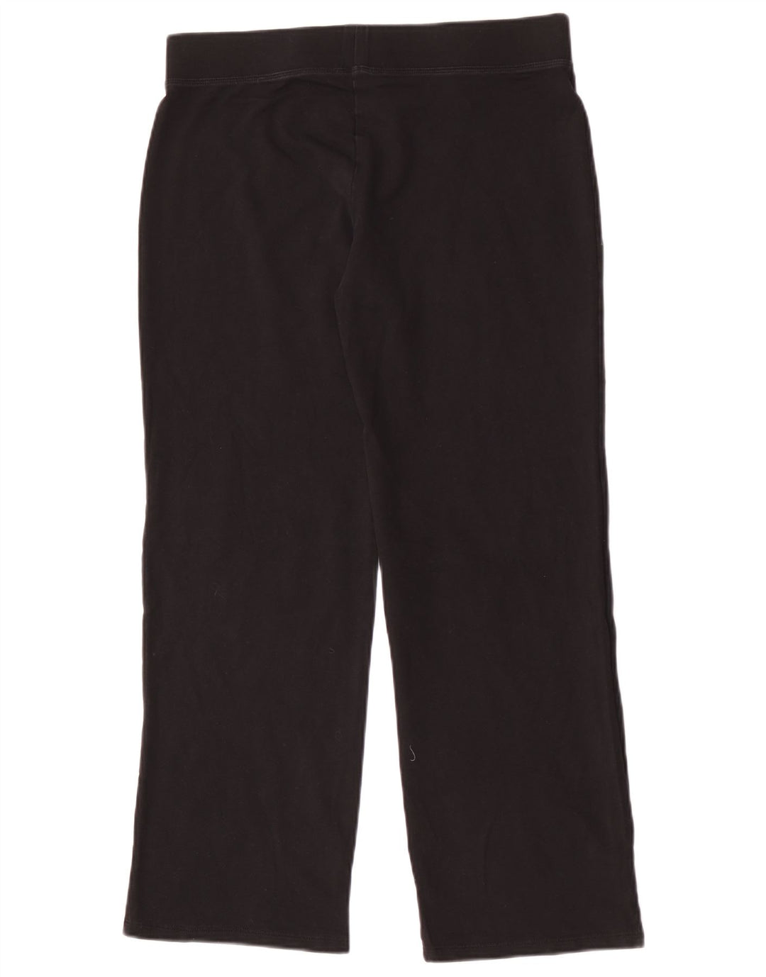 Marks & Spencer Womens Tracksuit Trousers UK 12 Medium Black Cotton