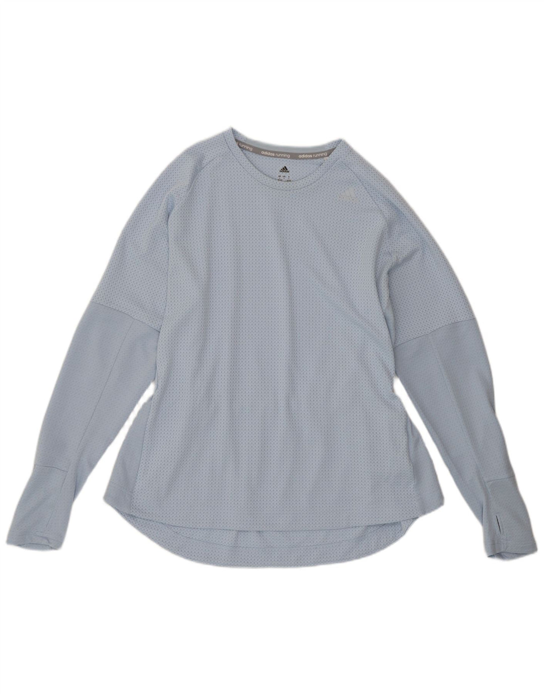 Top pentru femei Adidas cu mânecă lungă Marea Britanie 16/18, mare, albastru, poliester