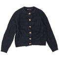 Marks & Spencer Womens Cardigan Sweater UK 14 Medium Navy Blue Flecked