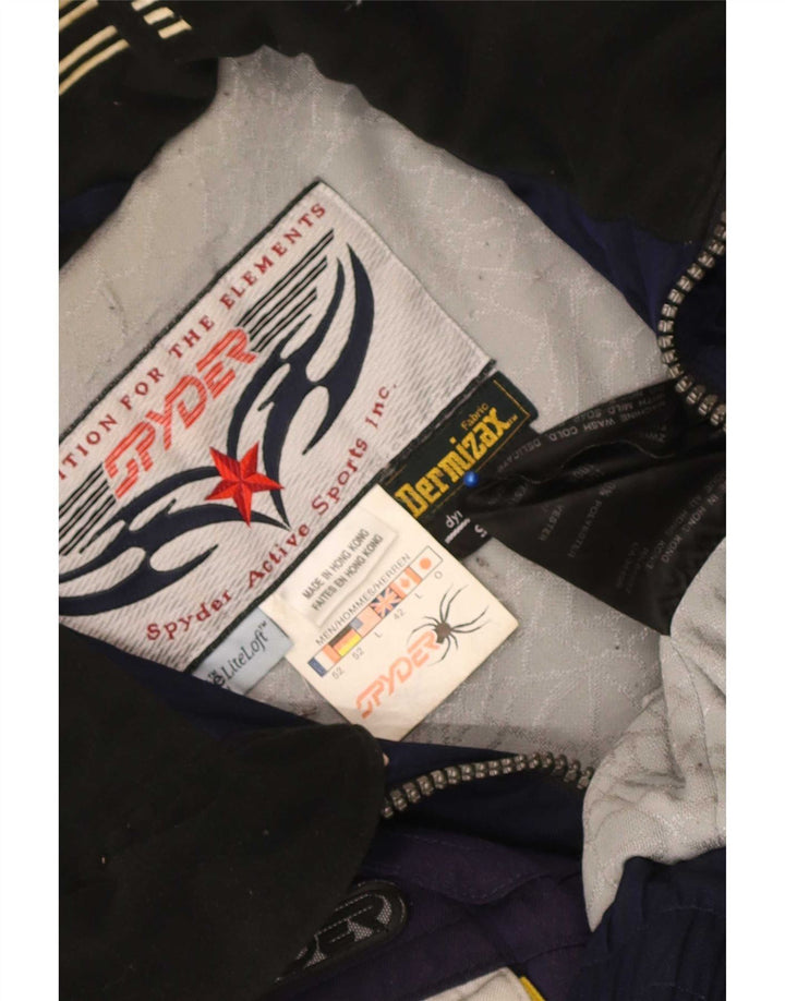 Ανδρικό Spyder Graphic Ski Jacket UK 42 XL Navy Blue Colorblock Polyester