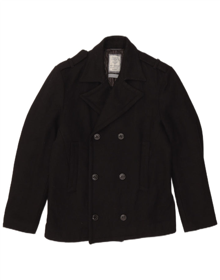 Kruder Chaquetón para hombre UK 40 Large Lana negra
