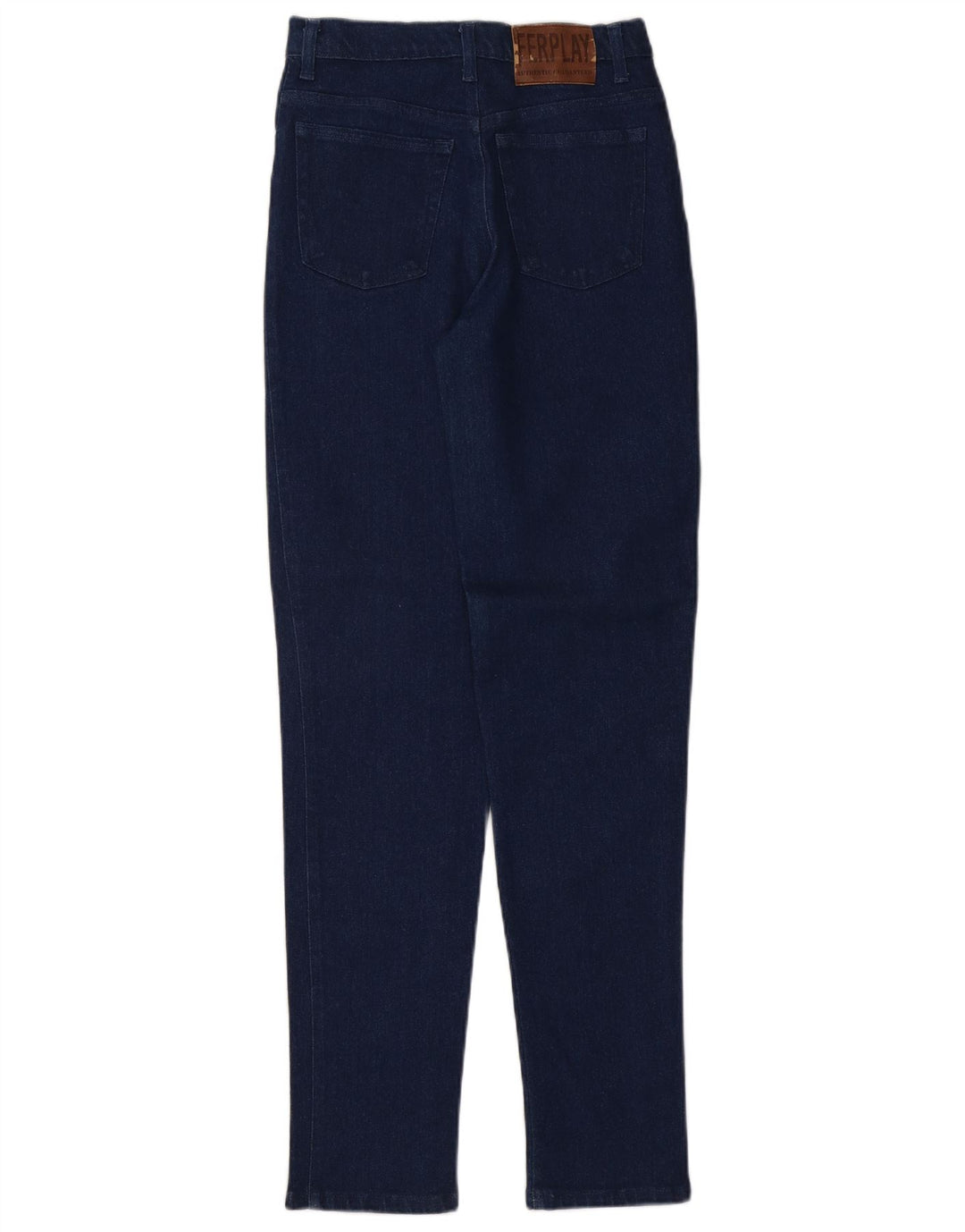 Vintage koniske jeans til kvinder W27 L32 marineblå